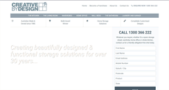 Desktop Screenshot of creativebydesign.com.au